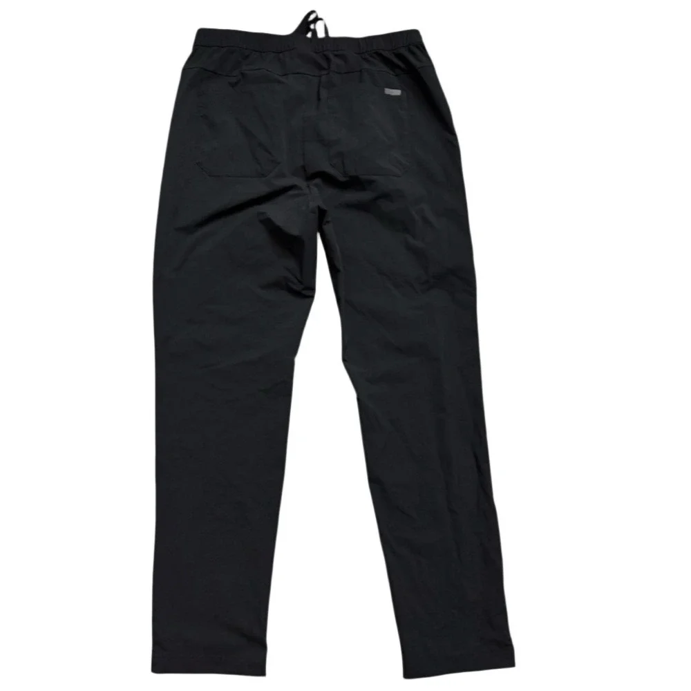 FIGS Nylon Pants Mens Medium Black Bonsai Scrub Trousers Performance Stretch